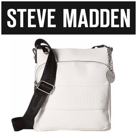 white steve madden bag